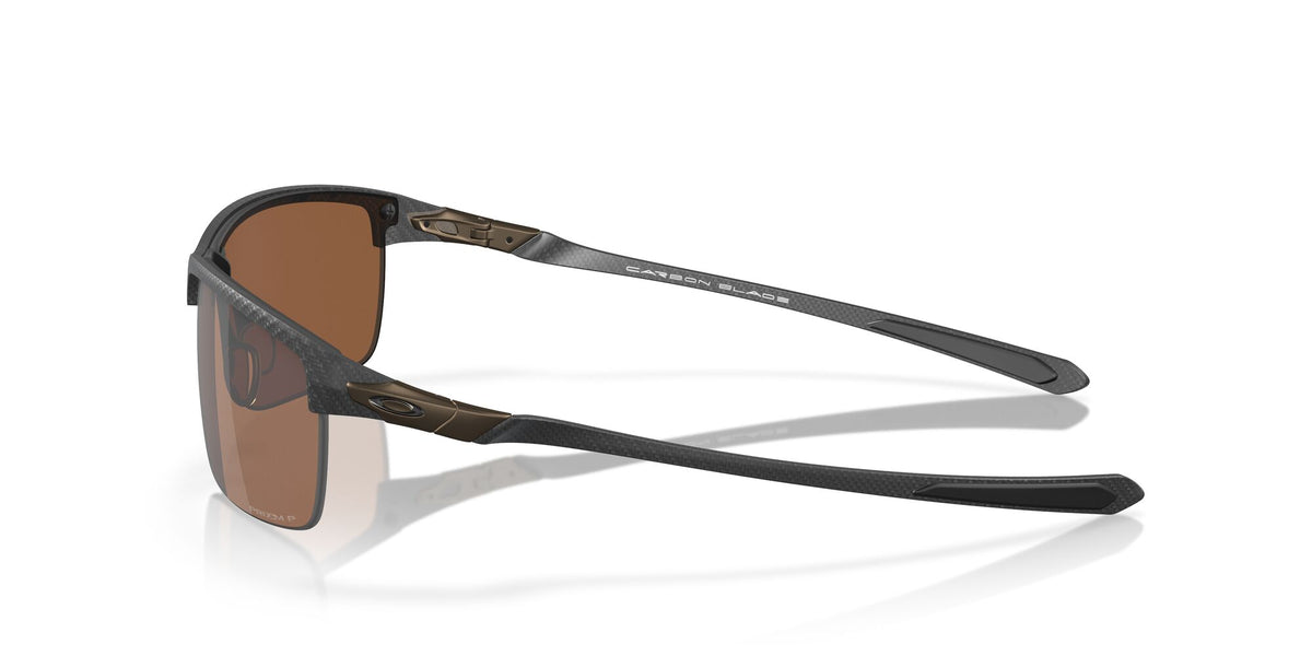 OO 9174 Oakley Carbon Blade Matte Carbon Fiber / Prizm Tungsten Polarised 66 66 / Plastic / Metal