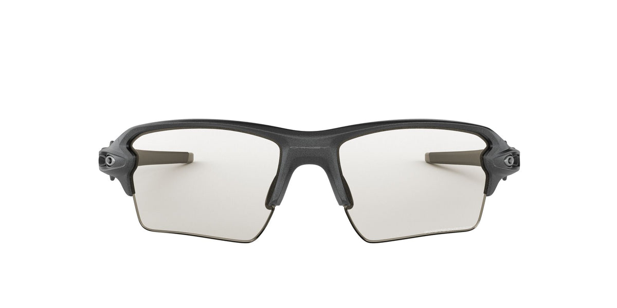 Oakley Flak 2.0 Xl 0OO9188 918816 59 Steel / Clear to Black Iridium Photochromic 59