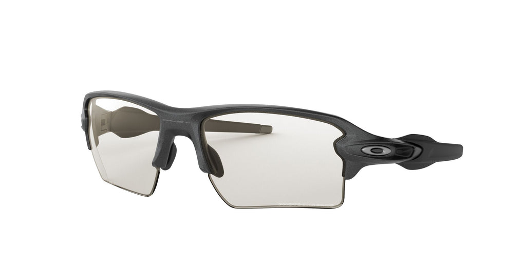 Oakley Flak 2.0 Xl 0OO9188 918816 59 Steel / Clear to Black Iridium Photochromic 59