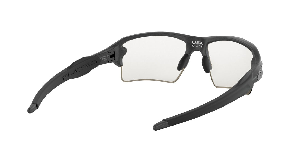 Oakley Flak 2.0 Xl 0OO9188 918816 59 Steel / Clear to Black Iridium Photochromic 59
