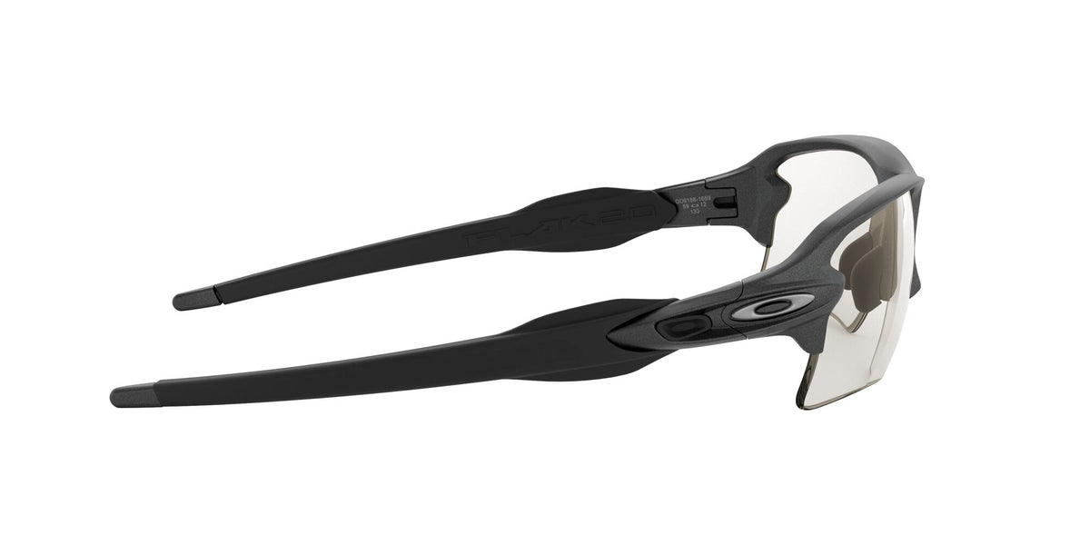 Oakley Flak 2.0 Xl 0OO9188 918816 59 Steel / Clear to Black Iridium Photochromic 59