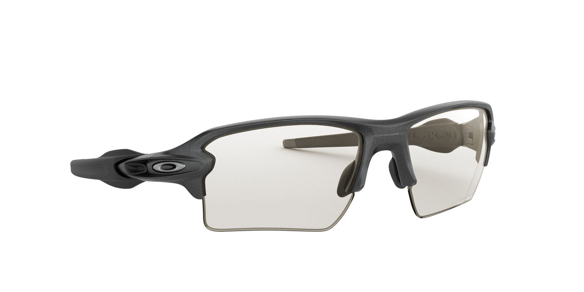Oakley Flak 2.0 Xl 0OO9188 918816 59 Steel / Clear to Black Iridium Photochromic 59