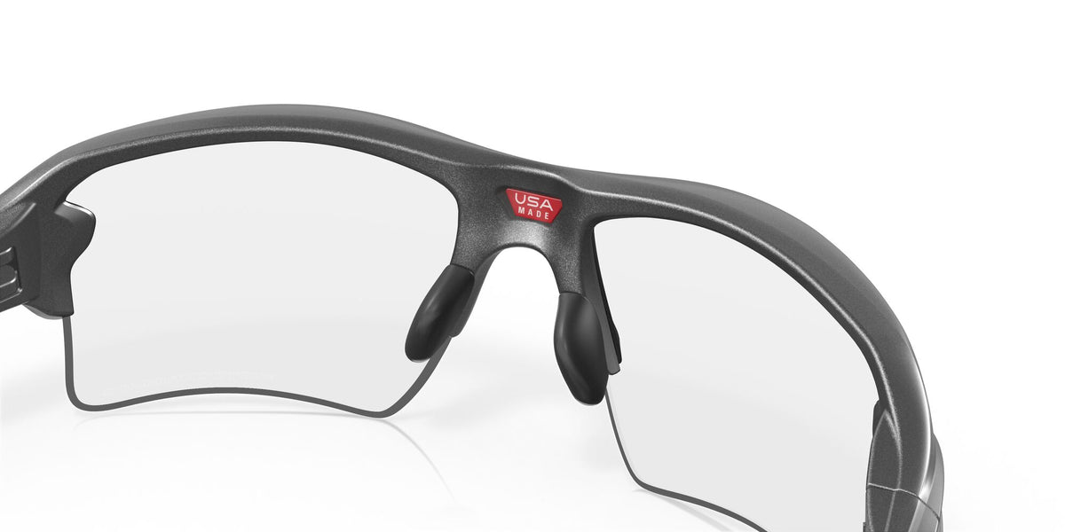 Oakley Flak 2.0 Xl 0OO9188 918816 59 Steel / Clear to Black Iridium Photochromic 59