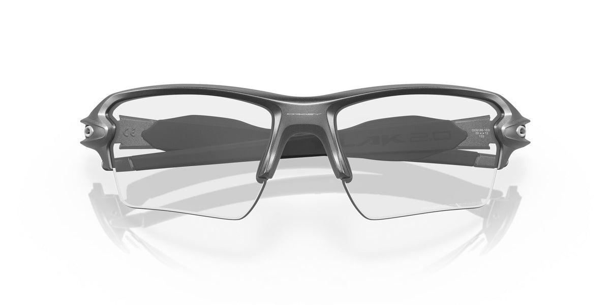 Oakley Flak 2.0 Xl 0OO9188 918816 59 Steel / Clear to Black Iridium Photochromic 59