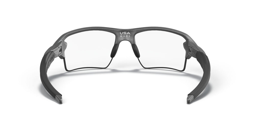 Oakley Flak 2.0 Xl 0OO9188 918816 59 Steel / Clear to Black Iridium Photochromic 59