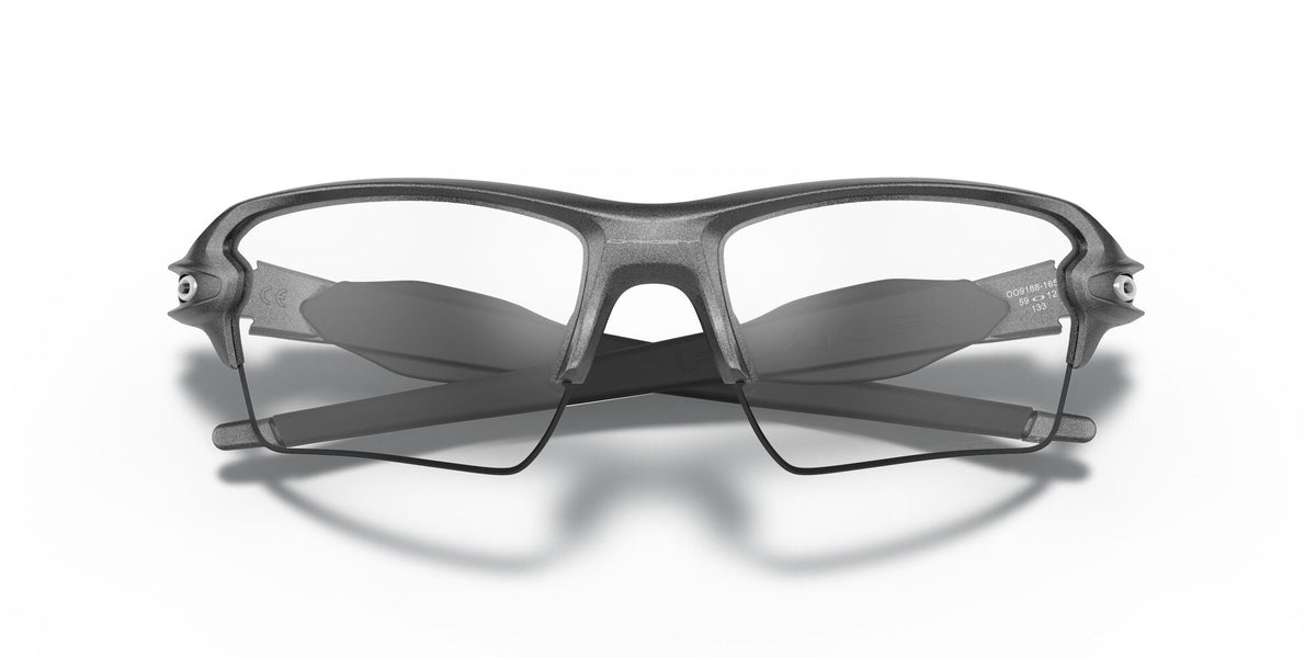 Oakley Flak 2.0 Xl 0OO9188 918816 59 Steel / Clear to Black Iridium Photochromic 59