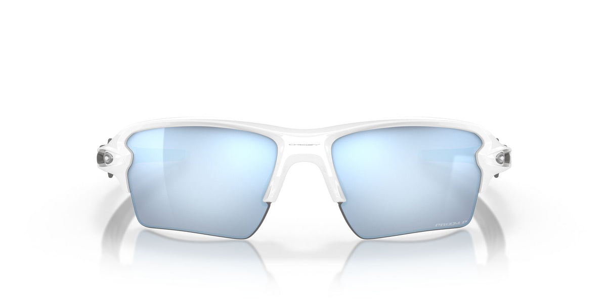 Oakley Flak 2.0 Xl 0OO9188 918882 59 Polished White / Prizm Deep Water Polarized 59