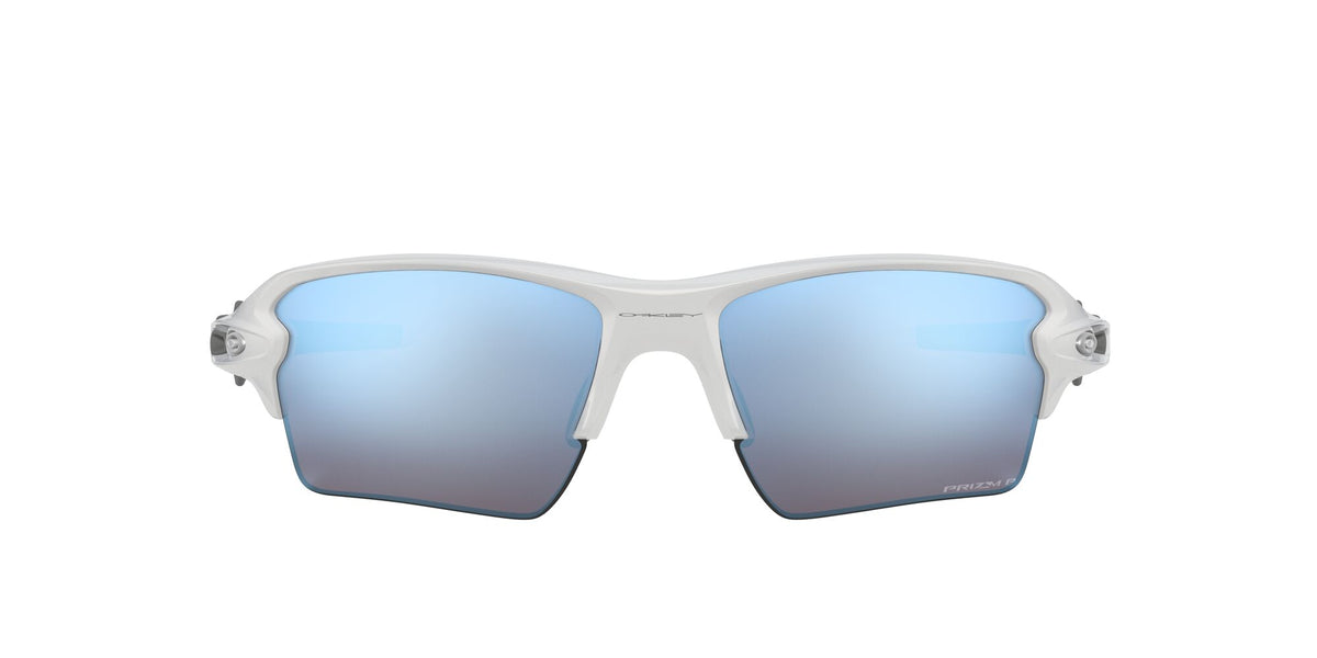 Oakley Flak 2.0 Xl 0OO9188 918882 59 Polished White / Prizm Deep Water Polarized 59