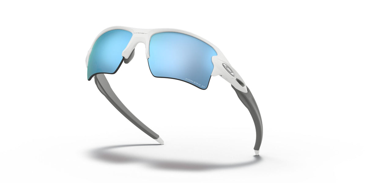 Oakley Flak 2.0 Xl 0OO9188 918882 59 Polished White / Prizm Deep Water Polarized 59