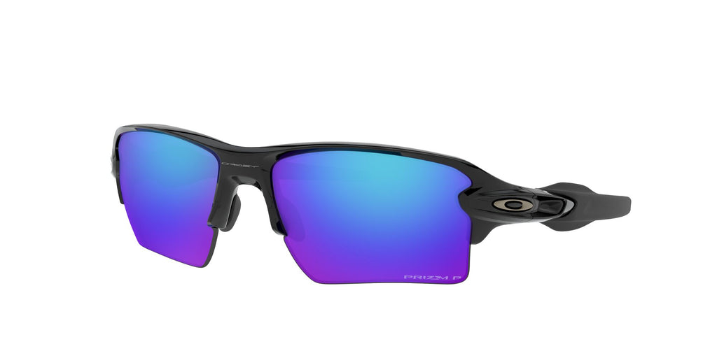 Oakley Flak 2.0 Xl 0OO9188 9188F7 59 Polished Black / Prizm Sapphire Polarized 59