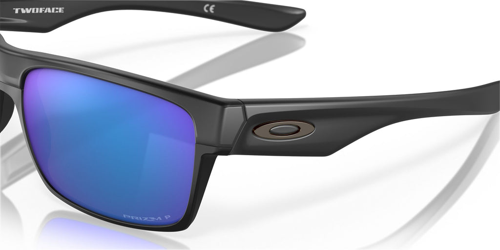 Oakley Twoface 0OO9189 918946 60 Matte Black / Prizm Sapphire Polarized 60 / Plastic / Plastic