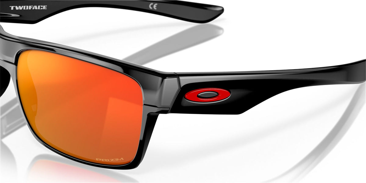 OO 9189 Oakley Twoface Polished Black /  In Prizm Ruby 60 / Plastic / Plastic