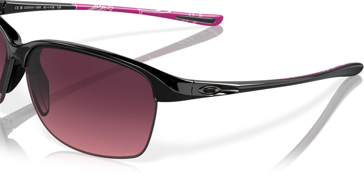 Oakley Unstoppable 0OO9191 919110 65 Polished Black / Rose Gradient Polarized 65 / Polycarbonate / O_matter / Nylon