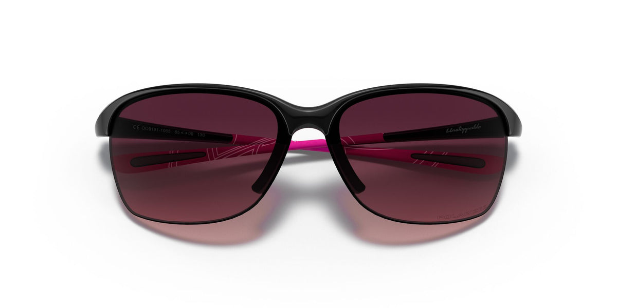 Oakley Unstoppable 0OO9191 919110 65 Polished Black / Rose Gradient Polarized 65 / Polycarbonate / O_matter / Nylon