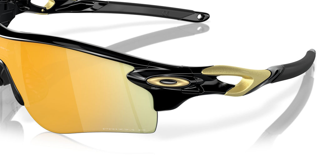 Oakley Radarlock Path (A) 0OO9206 920674 38 Polished Black / Prizm 24K Polarized 38 / Plastic / Plastic