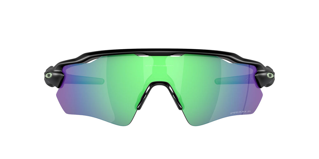 Oakley Radar Ev Path 0OO9208 9208F0 38 Matte Black / Prizm Jade Polarized 38 / Polycarbonate / O_matter / Injected