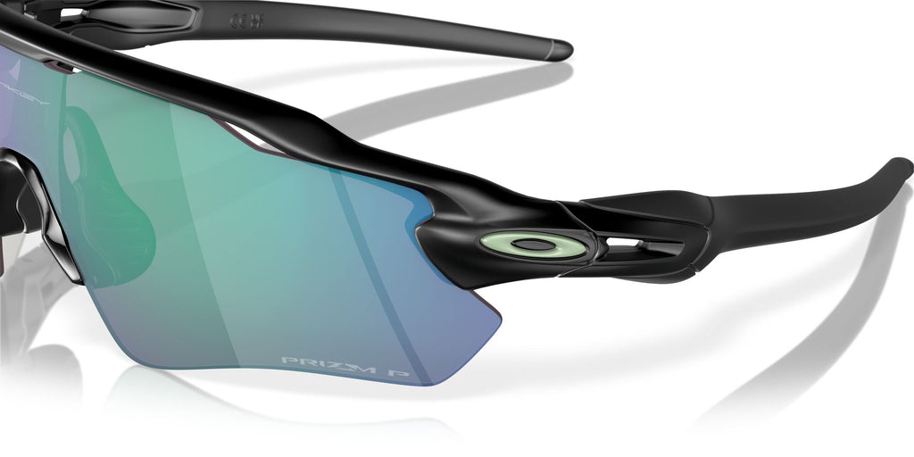 Oakley Radar Ev Path 0OO9208 9208F0 38 Matte Black / Prizm Jade Polarized 38 / Polycarbonate / O_matter / Injected