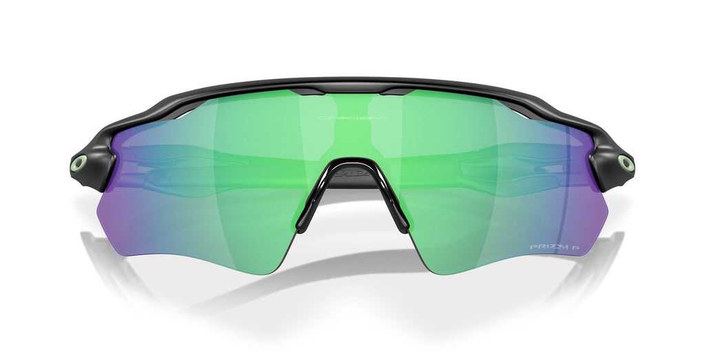 Oakley Radar Ev Path 0OO9208 9208F0 38 Matte Black / Prizm Jade Polarized 38 / Polycarbonate / O_matter / Injected