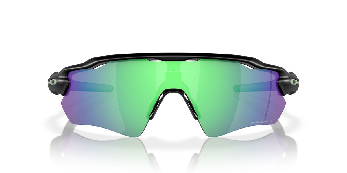 Oakley Radar Ev Path 0OO9208 9208F0 38 Matte Black / Prizm Jade Polarized 38 / Polycarbonate / O_matter / Injected
