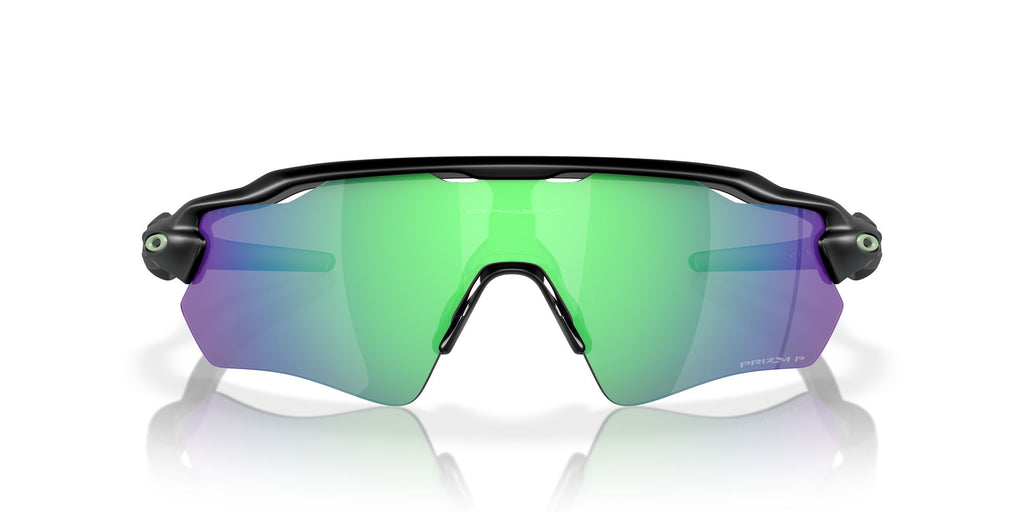 Oakley Radar Ev Path 0OO9208 9208F0 38 Matte Black / Prizm Jade Polarized 38 / Polycarbonate / O_matter / Injected