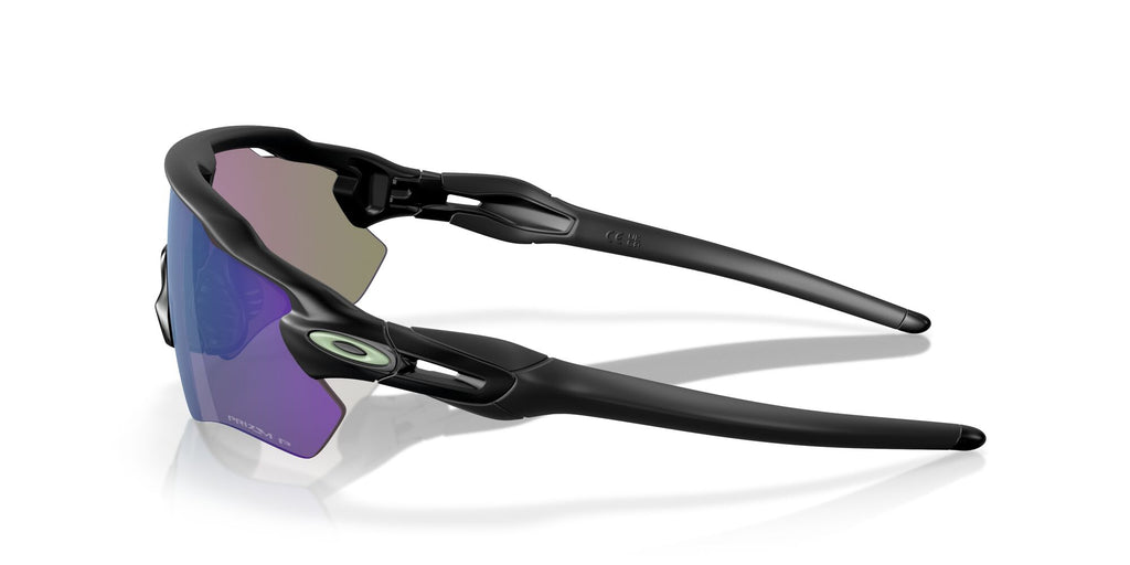 Oakley Radar Ev Path 0OO9208 9208F0 38 Matte Black / Prizm Jade Polarized 38 / Polycarbonate / O_matter / Injected