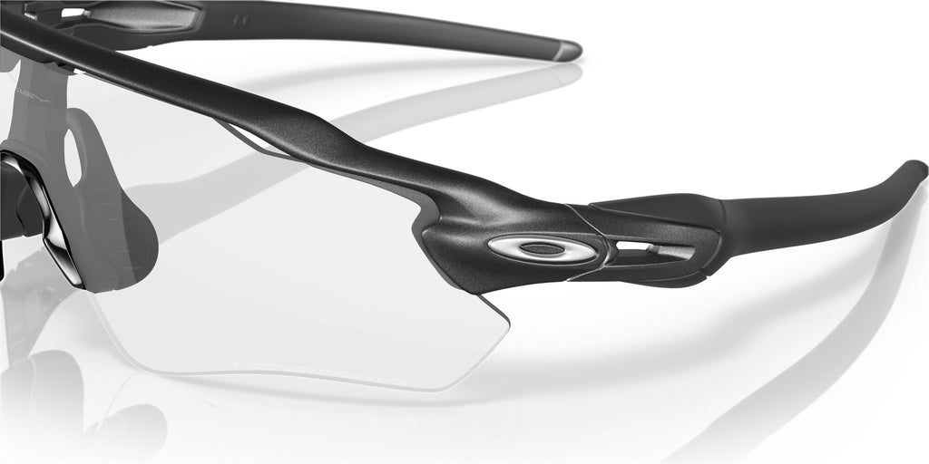 Oakley Radar Ev Path 0OO9208 920813 38 Steel / Clear to Black Iridium Photochromic 38 / Plastic / Plastic