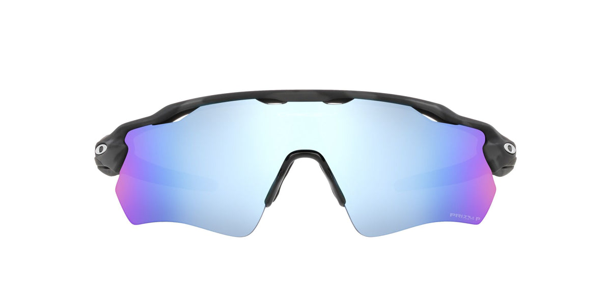 Oakley Radar Ev Path 0OO9208 9208C0 38 Matte Black Camo / Prizm Deep Water Polarized 38 / Plastic / Plastic