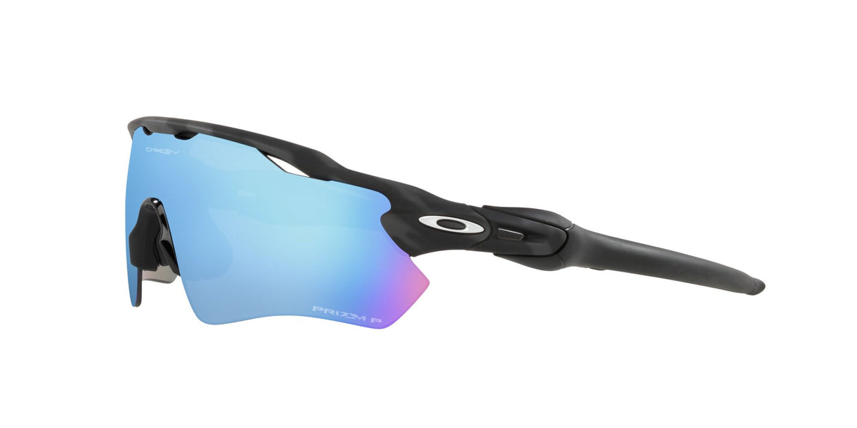 Oakley Radar Ev Path 0OO9208 9208C0 38 Matte Black Camo / Prizm Deep Water Polarized 38 / Plastic / Plastic