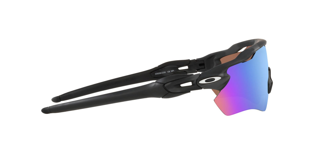 Oakley Radar Ev Path 0OO9208 9208C0 38 Matte Black Camo / Prizm Deep Water Polarized 38 / Plastic / Plastic