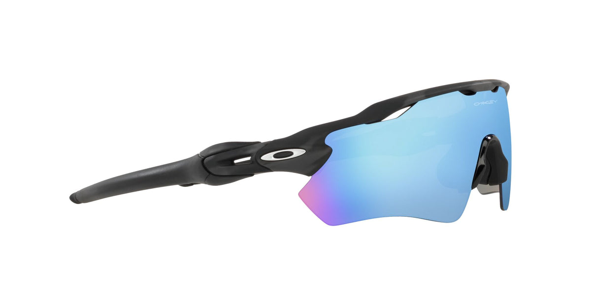 Oakley Radar Ev Path 0OO9208 9208C0 38 Matte Black Camo / Prizm Deep Water Polarized 38 / Plastic / Plastic