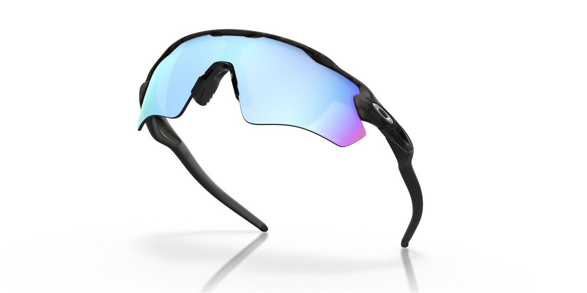 Oakley Radar Ev Path 0OO9208 9208C0 38 Matte Black Camo / Prizm Deep Water Polarized 38 / Plastic / Plastic