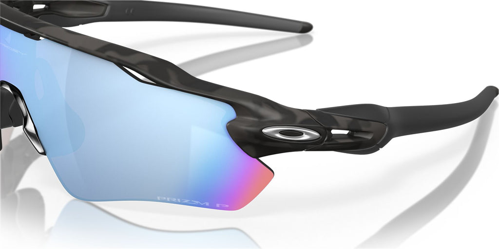 Oakley Radar Ev Path 0OO9208 9208C0 38 Matte Black Camo / Prizm Deep Water Polarized 38 / Plastic / Plastic