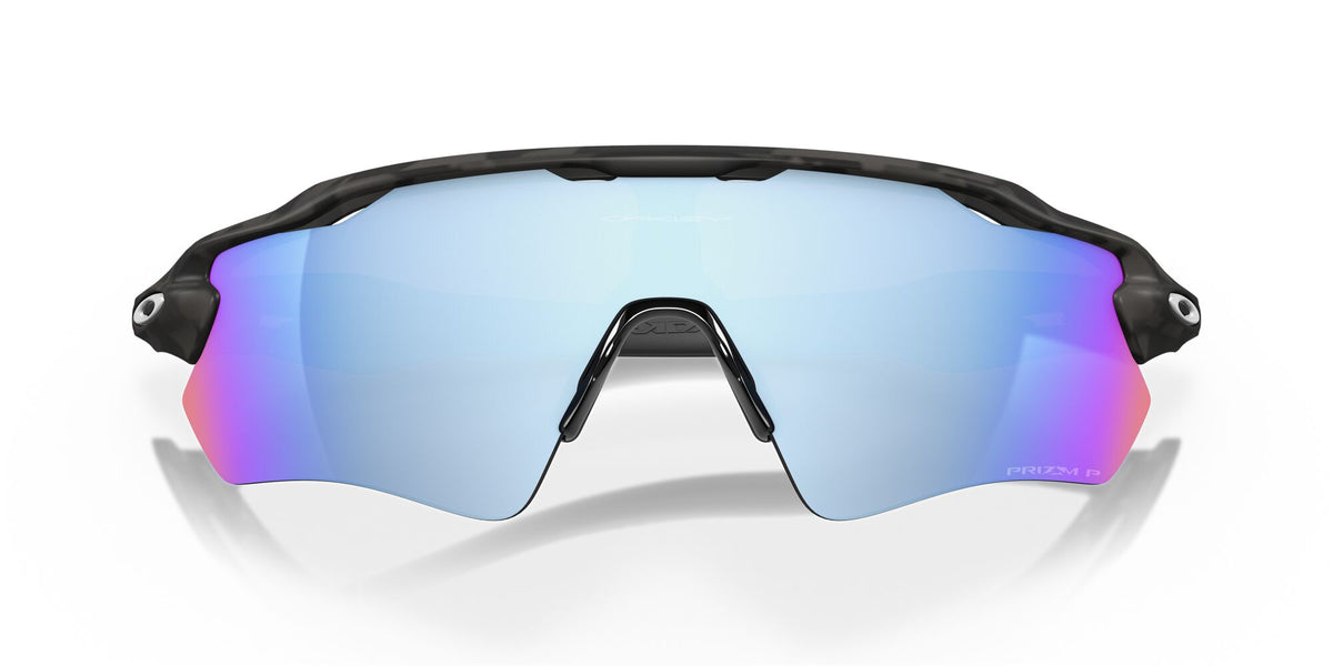 Oakley Radar Ev Path 0OO9208 9208C0 38 Matte Black Camo / Prizm Deep Water Polarized 38 / Plastic / Plastic