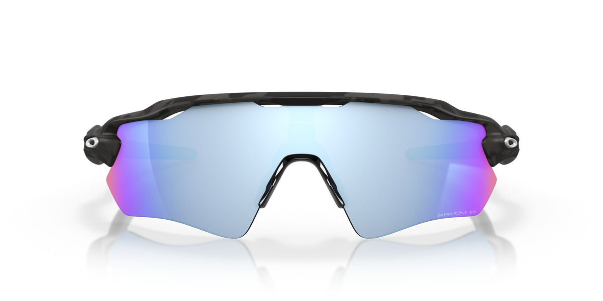 Oakley Radar Ev Path 0OO9208 9208C0 38 Matte Black Camo / Prizm Deep Water Polarized 38 / Plastic / Plastic