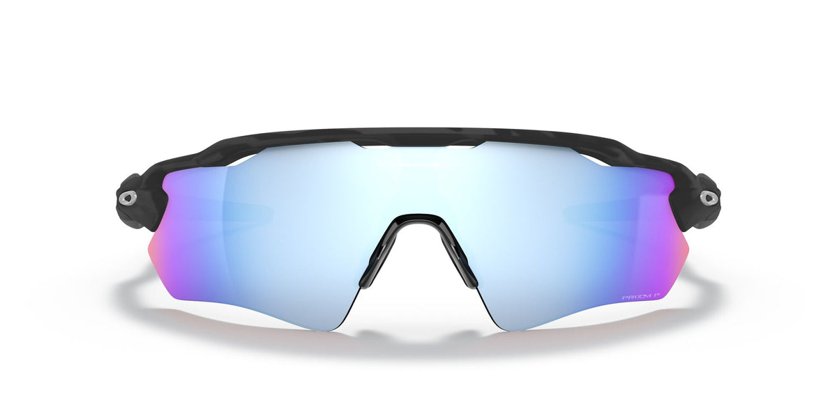 Oakley Radar Ev Path 0OO9208 9208C0 38 Matte Black Camo / Prizm Deep Water Polarized 38 / Plastic / Plastic