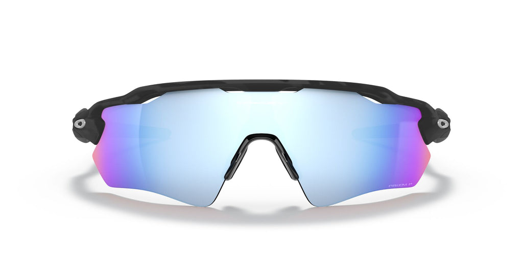 Oakley Radar Ev Path 0OO9208 9208C0 38 Matte Black Camo / Prizm Deep Water Polarized 38 / Plastic / Plastic