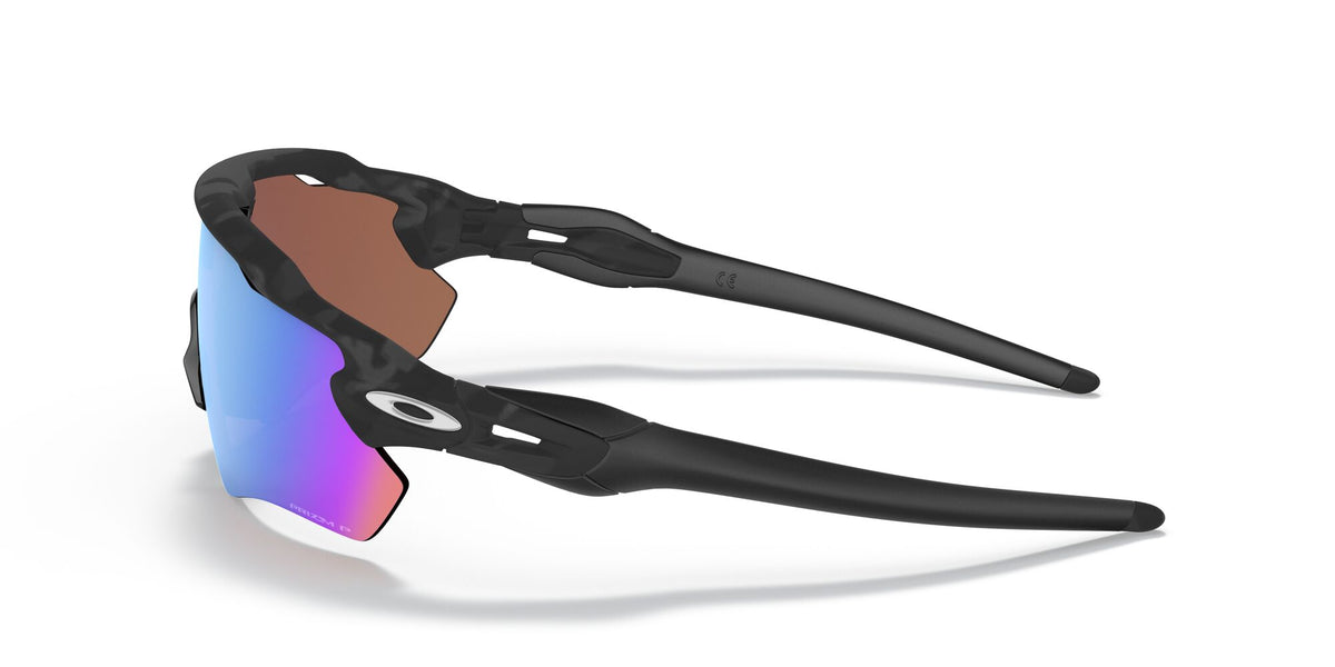 Oakley Radar Ev Path 0OO9208 9208C0 38 Matte Black Camo / Prizm Deep Water Polarized 38 / Plastic / Plastic