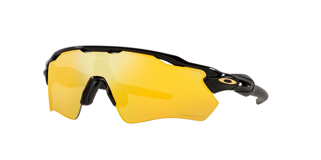 Oakley Radar Ev Path 0OO9208 9208C9 38 Polished Black / Prizm 24K Polarized 38 / Plastic / Plastic