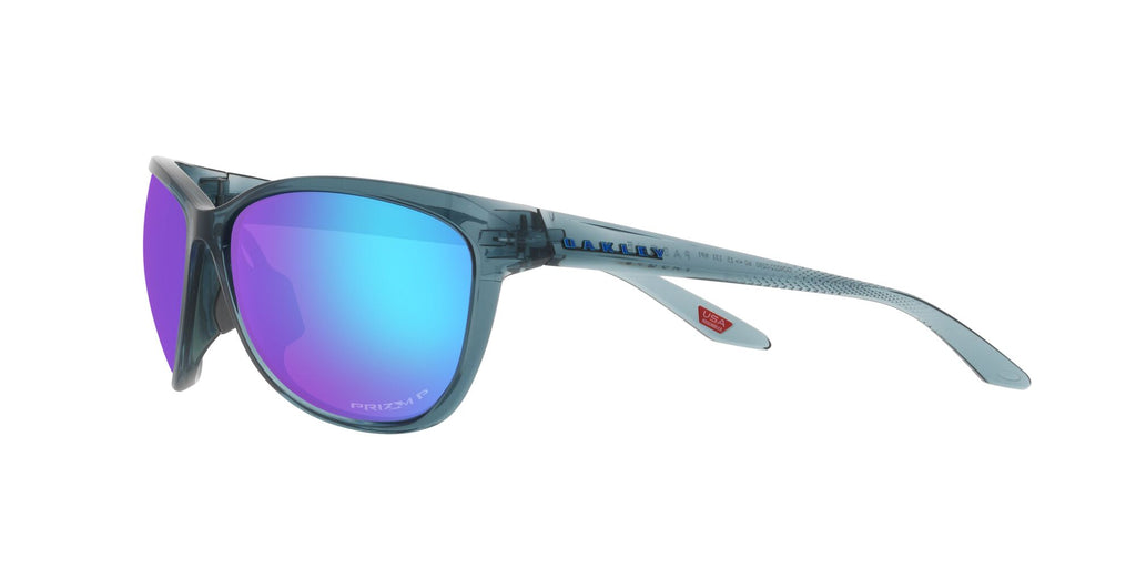 OO 9222 Oakley Pasque Crystal Black / Prizm Sapphire Polarised 60 60