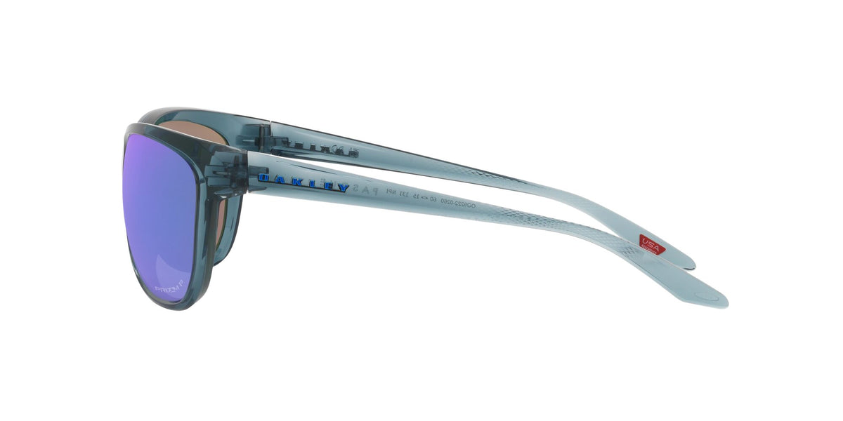 OO 9222 Oakley Pasque Crystal Black / Prizm Sapphire Polarised 60 60