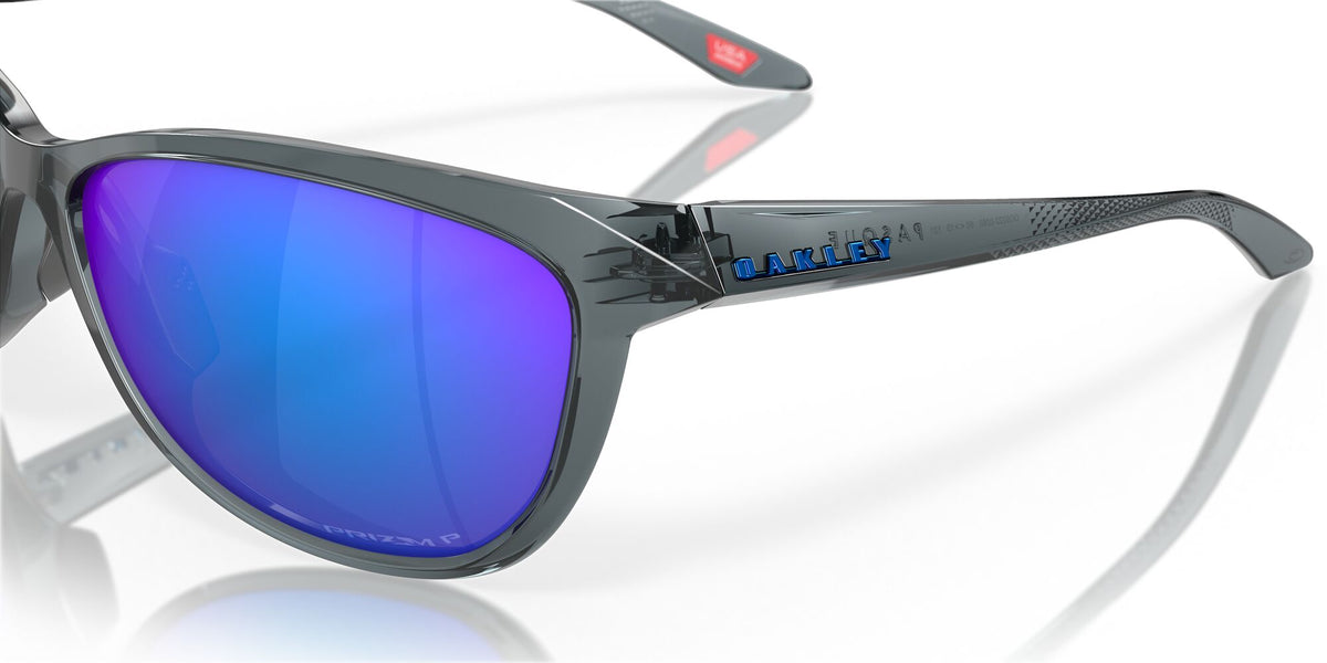 OO 9222 Oakley Pasque Crystal Black / Prizm Sapphire Polarised 60 60