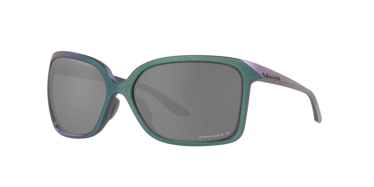 Oakley Wildrye 0OO9230 923005 61 Matte Silver/Blue Colorshift / Prizm Black Polarized 61