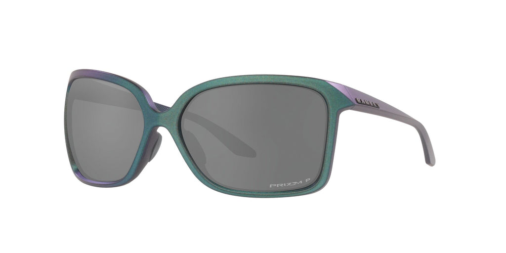 Oakley Wildrye 0OO9230 923005 61 Matte Silver/Blue Colorshift / Prizm Black Polarized 61