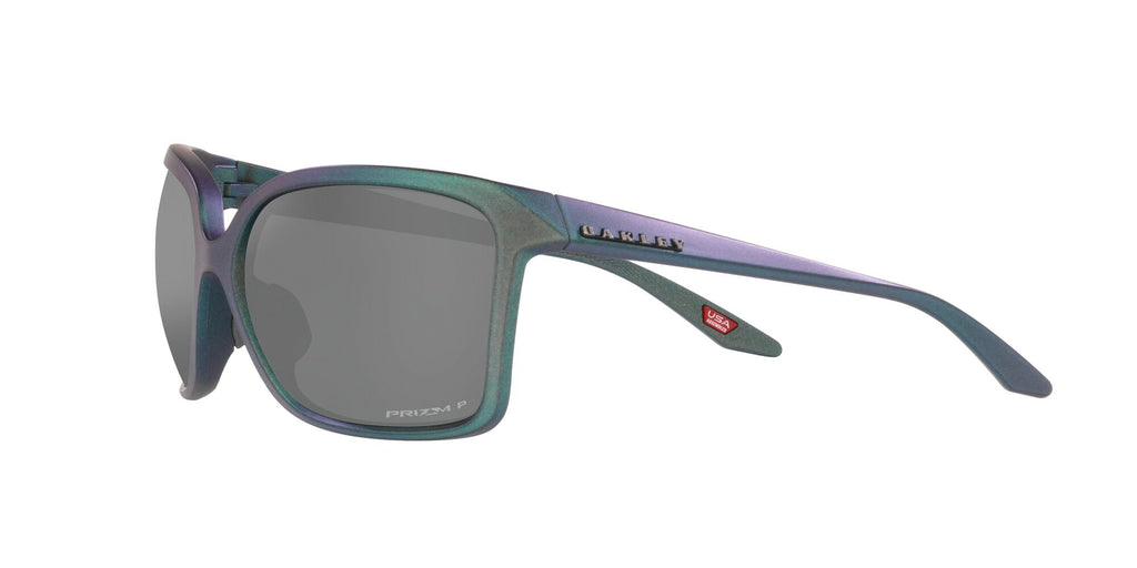 Oakley Wildrye 0OO9230 923005 61 Matte Silver/Blue Colorshift / Prizm Black Polarized 61