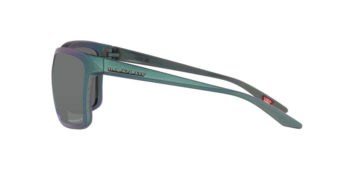 Oakley Wildrye 0OO9230 923005 61 Matte Silver/Blue Colorshift / Prizm Black Polarized 61