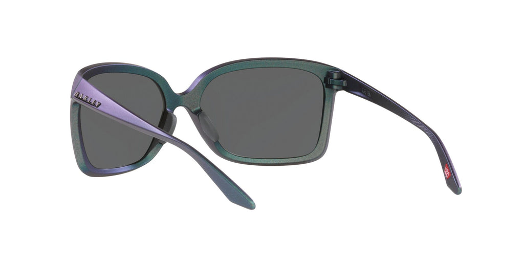 Oakley Wildrye 0OO9230 923005 61 Matte Silver/Blue Colorshift / Prizm Black Polarized 61