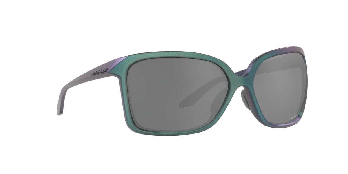 Oakley Wildrye 0OO9230 923005 61 Matte Silver/Blue Colorshift / Prizm Black Polarized 61