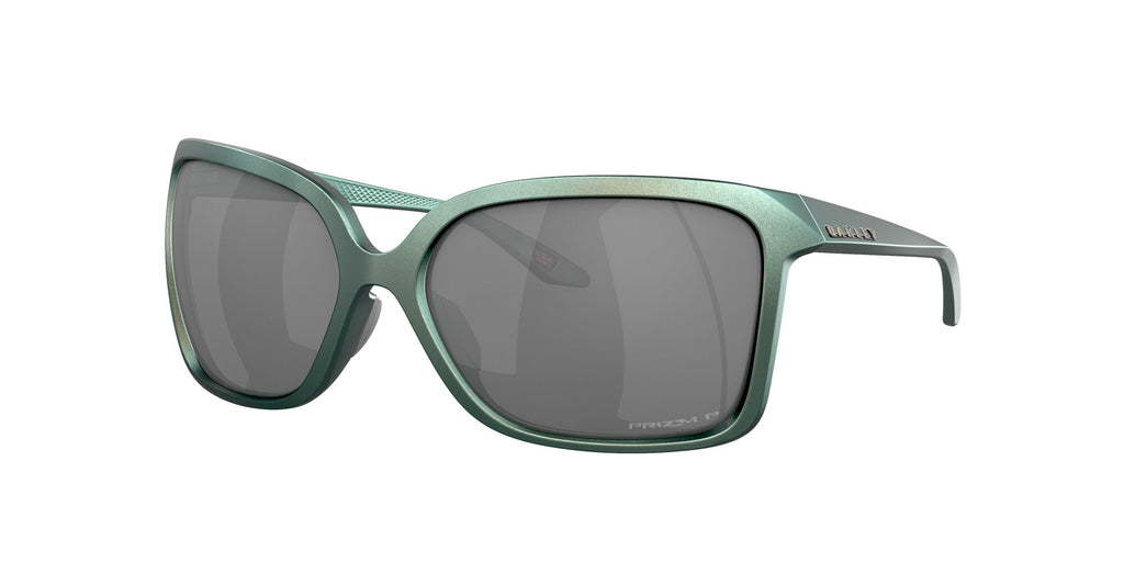 Oakley Wildrye 0OO9230 923005 61 Matte Silver/Blue Colorshift / Prizm Black Polarized 61