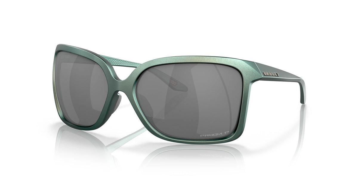Oakley Wildrye 0OO9230 923005 61 Matte Silver/Blue Colorshift / Prizm Black Polarized 61