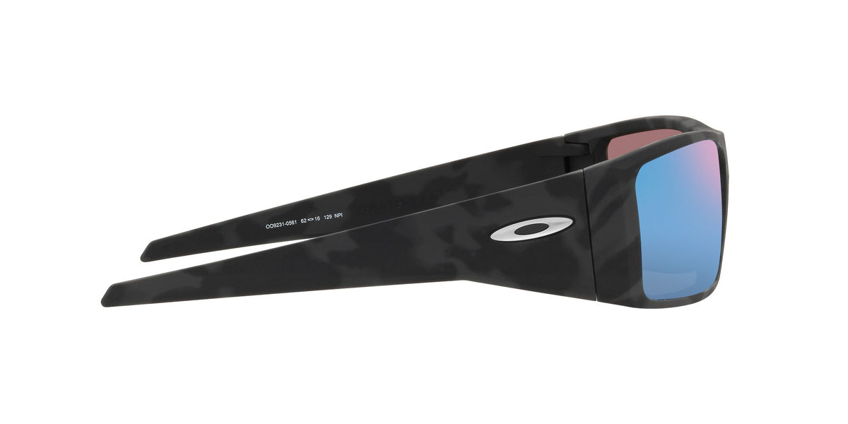 Oakley Heliostat 0OO9231 923105 61 Matte Black Camo / Prizm Deep Water Polarized 61 / Polycarbonate / O_matter / Injected